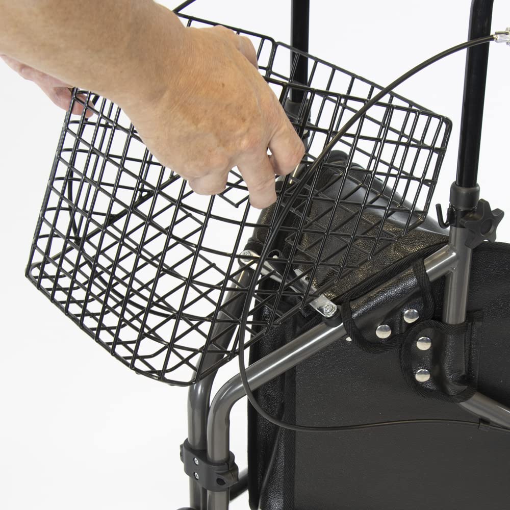 Basket & Tray Set Add-on for NRS Healthcare 3 Wheel rollator