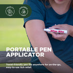 After Bite Advanced Formula - Itch Relief with Sodium Bicarbonate - Ideal for Mosquito & Fire Ant Bites, Bees & More - Portable Pen Applicator - 0.5 oz (4 Pack)