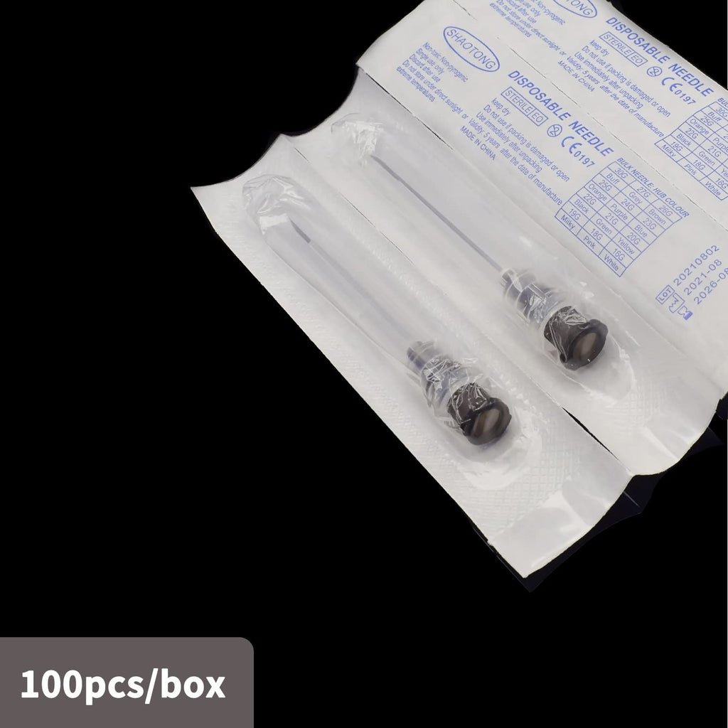 100 Pack 22 Gauge 1.5in Lab Accessories,Individually Sealed Supplies