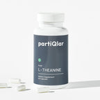 partiQlar L-Theanine Supplement 200mg – Double Strength L Theanine for Calm Focus, Caffeine Synergy & Sleep Support – 60 Vegetarian Capsules