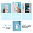 Door Chime When Door Opens, Door Opened Alarm for Home/Business Office/Bedroom Entering, 1-Sensor + 1-Receiver with 500FT Range,58 Chimes,5-Volume Level, Entry Alert for Kids/Toddler/Dementia Safety