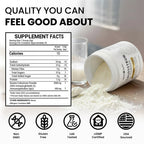 Peacock Max Colostrum Powder – 60g (30 Servings), Unflavored Bovine Colostrum Supplement, Superfood for Hair, Skin & Gut Health, Gluten-Free, Non-GMO