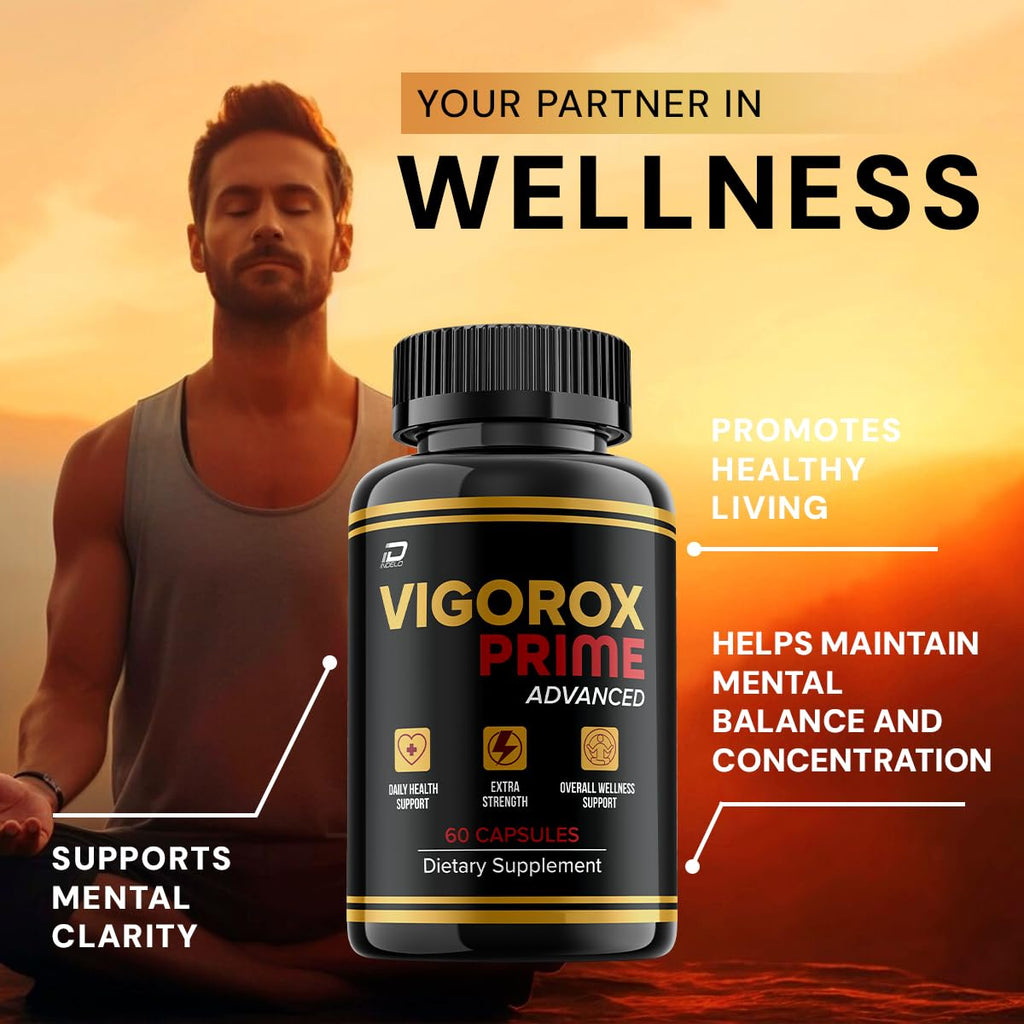 Vigorox Prime Advanced Capsule – Natural Ingredients Advanced Supplement for Health Support (60 Capsules)