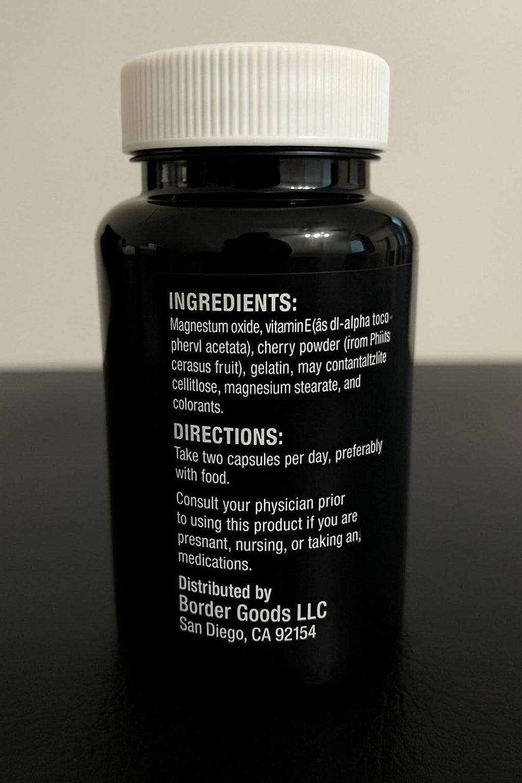 Vitaminik CMG-400 + Antioxidants | Magnesium Citrate with Cherry Powder | 60 Capsules | 1 Month Supply | Daily Dietary Supplement | Similares