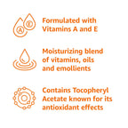 Amazon Basics Moisturizing Body Oil for Skin with Vitamins A & E, Antioxidant Skincare Oil, 6.7 fl oz