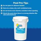 In The Swim 1 Inch Stabilized Chlorine Tablets for Sanitizing Swimming Pools - Fast Dissolving - 90% Available Chlorine - Tri-Chlor - 4 Pounds