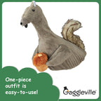 Gaggleville Squirrel Goose Outfit, Fits Large 23" H Statue, by Fox