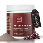 Natural Heart Doctor Vessel Support High Blood Pressure Supplement - Nitric Oxide Supplement with L-Arginine & Grape Seed Extract – Nitric Oxide Booster for Vascular Wellness - Made in USA - 5.2 Oz