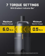 Fanttik S2 Pro Max Electric Screwdriver, Cordless Screwdriver Set, 7 Torque Settings, 0.5 to 6N.m, 16 Magnetic Bits, 1/4''Hex Shank, with Separate 90° Angle Adapter for Tight Space and Household DIY