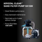 INTEX 26357MZ 20ft x 10ft x 52in Ultra XTR Deluxe Rectangular Above Ground Swimming Pool Set, Includes 1500 GPH Sand Filter Pump, SuperTough Puncture Resistant, Rust Resistant, Easy to Assemble