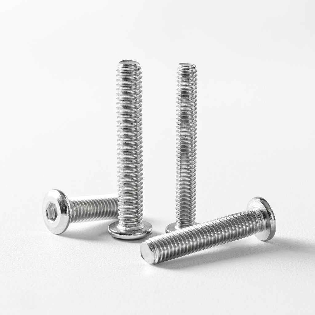 M8 x 90mm (10 Pack) Metric Flat Head Hex Socket Cap Screws Bolts, 304 Stainless Steel 18-8, Hex Drive, Bright Finish, Fully Machine Thread