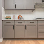 Ravinte 45 Pack | 5'' Cabinet Pulls Matte Black Stainless Steel Kitchen Drawer Pulls Cupboard Pulls Cabinet Handles 5”Length with 3” Hole Center