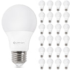 A19 Neutral White 4000K LED Light Bulbs, 60 Watt Equivalent, Non-Dimmable