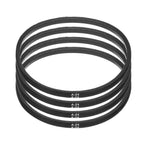 uxcell 4pcs A24 or 4L260 Classic Wrapped Rubber V-Belt, 24"(610mm) Inside Circumference, A Profile V Belt