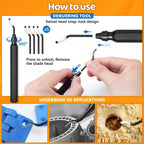 50Pcs 3D Printer Tool Kit & Accessories for All FDM/SLA Printers, Includes Nozzle Cleaning Kit, Scraper, Deburring Tool, Files, Brushes - Complete Starter Kit with Case