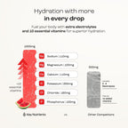 KEY NUTRIENTS Multivitamin Electrolytes Powder No Sugar for Recovery - Refreshing Watermelon Electrolyte Powder - Hydration Powder - No Calories, Gluten Free Electrolytes Powder - 90 Servings