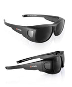 AnTools IR 5.0 Welding Glasses, Wrap-around Welding Goggles, Anti-scratch Welding Lens, UV Protection, Meet ANSI/ISEA, OSHA, Black