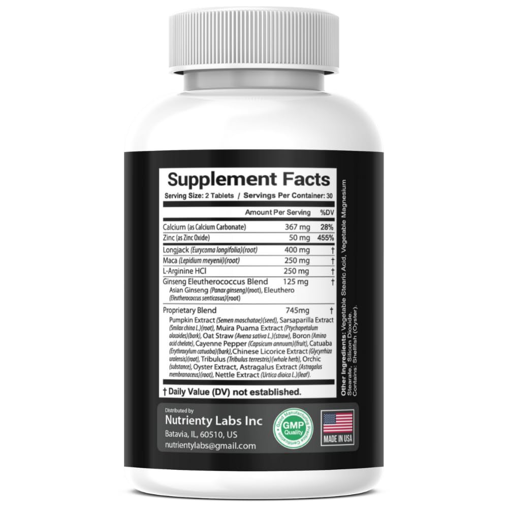 SuppNature Iron Force XL Pills for Men, Iron Force XL Supplement Male Support Formula*, 60 Count