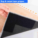 Hook and Loop Tape 1in x 20ft, Slef Adhesive Interlocking Strip, Mounting Tape Heavy Duty Adhesion, Picture Hanging Strips