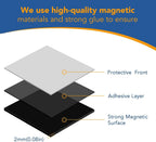 DIYMAG Magnets with Adhesive Backing, 70P Flexible Fridge Magnetic Dots