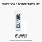 Isopure Collagen Peptides Powder, Promotes Hair, Nail, Skin and Joint Health, with Vitamin C and Biotin, Unflavored, 20g Collagen Peptides Per Serving, 11.36 Oz, 14 Servings (Packaging May Vary)