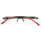 Foster Grant IRONMAN Men's Expedition Rectangular Reading Glasses, BLACK, 1.5x