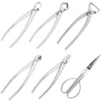 6 PCS Bonsai Pruning Tool Set, 6 Different Roles of Scissors to Meet All the Needs of the Usage Process, for Plant Pruning and Shaping, Free Your Hands and Easy to Finish the Work