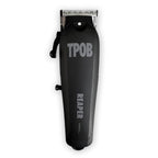 TPOB Slime 2 Barber Hair Clippers Trimmer Shaver Set for Men with Matte Green Case and X Fade Blade (Blackout)