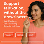 EZ Melts L-Theanine 200 mg - Stress & Relaxation Support Supplement - No Artificial Flavors - No Drowsiness - Non-GMO & Vegan - Sweet Cherry - 120 Dissolvable Tablets (60 Servings)