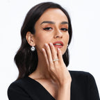 MDFUN 18K Gold Plated Eternity Wedding Band for Women