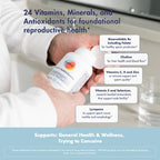 FullWell Men's Multivitamin - Daily Multivitamin for General & Reproductive Health - Supports Sperm Health & Hormone Balance - Fertility & Conception Support - Men's Prenatal - 120 Count (30 Servings)
