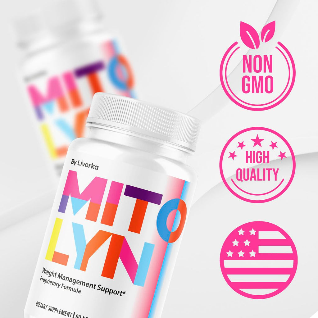 Mitolyn Pills - Official Mitolyn Weight Pills Advanced Supplement Support - Maximum Strength, Natural Mito Lyn Vitamins for Overall Health & Wellness Reviews, 60 Capsules for 1 Month