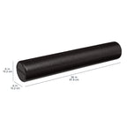 Amazon Basics High-Density Foam Roller for Exercise, Stretching and Muscle Recovery, 36 Inches, Black