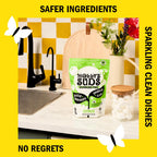 Molly's Suds Dishwasher Pods | Clean Dishwasher Detergent, Cuts Grease & Rinses Clean (Residue-Free) for Sparkling Dishes | 60 Auto-Release Tabs (Citrus)