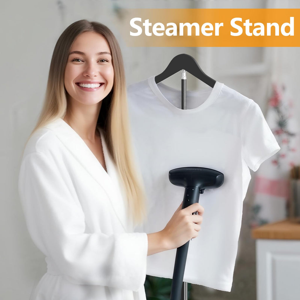 Adjustable Shirt Display Stand 32-63 Inch, Foldable Clothing Display Stand Mannequin Torso for Retail Vendors, Multi-Use Steamer Rack Stand for Cap Gown Graduation Clothes Garment