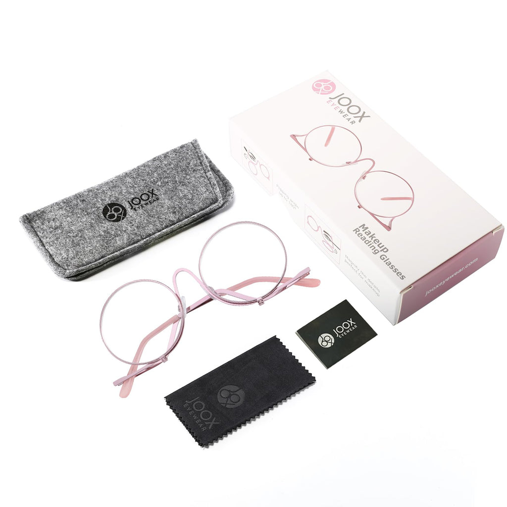 JOOX Makeup Reading Glasses for Women Large Magnifying Cosmetic Readers Make Up Eyeglasses +3.5