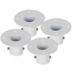 KUAFU Aluminum Slide Deck Flange w/Flange Bolt Diameter of 1.9" for Inground Swimming Pools (4 Pack)