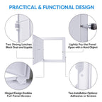 TICONN Access Panel for Drywall, 10 x 10 Inch ABS Plastic Wall Hole Cover Access Doors, Easy Install Drywall Access Panel, Ceiling, Wiring and Cables