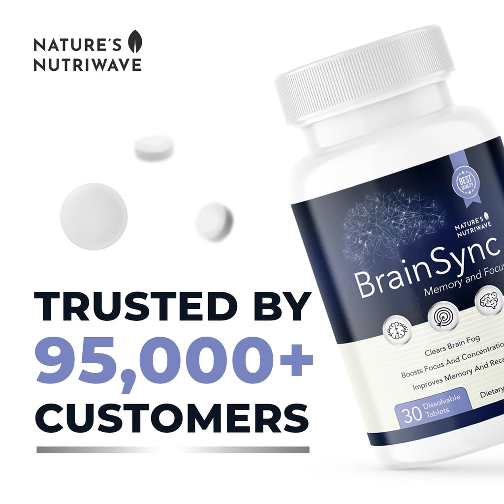 BrainSync – Probiotic Tablets, 3.6 Billion CFU – 30 Ct, 3 Month Supply