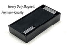 2 Hide A Key Magnetic Under Car Spare Key Holder So You Never Locked Out of Home Shed RV Boat Truck Office Storage Large ABS Case Key Hider Small Valubles Premium Magnet By ALAZCO