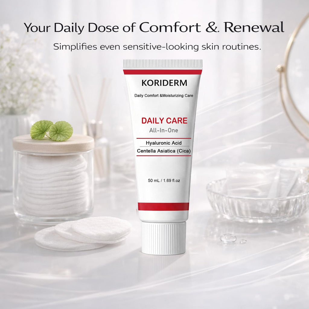 KORIDERM Cream, All-In-One Daily Moisturizer & Hydrating Face Cream, Plump-Looking Skin for All Skin Types, 50 mL / 1.69 fl oz (1)
