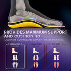 VALSOLE Plantar Fasciitis Insoles for Men Women - 220+lbs Heavy Duty Support Pain Relief Orthotics - High Arch Insoles - for Flat Feet - Metatarsalgia - Arch Pain - Work Boot Shoe Insole(302mm)