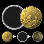 Donald Trump Assassinated Coins Shooting Medal Trump Fighting for America Challenge Coin 2025-2029 (5 Pieces Gold-Gold)