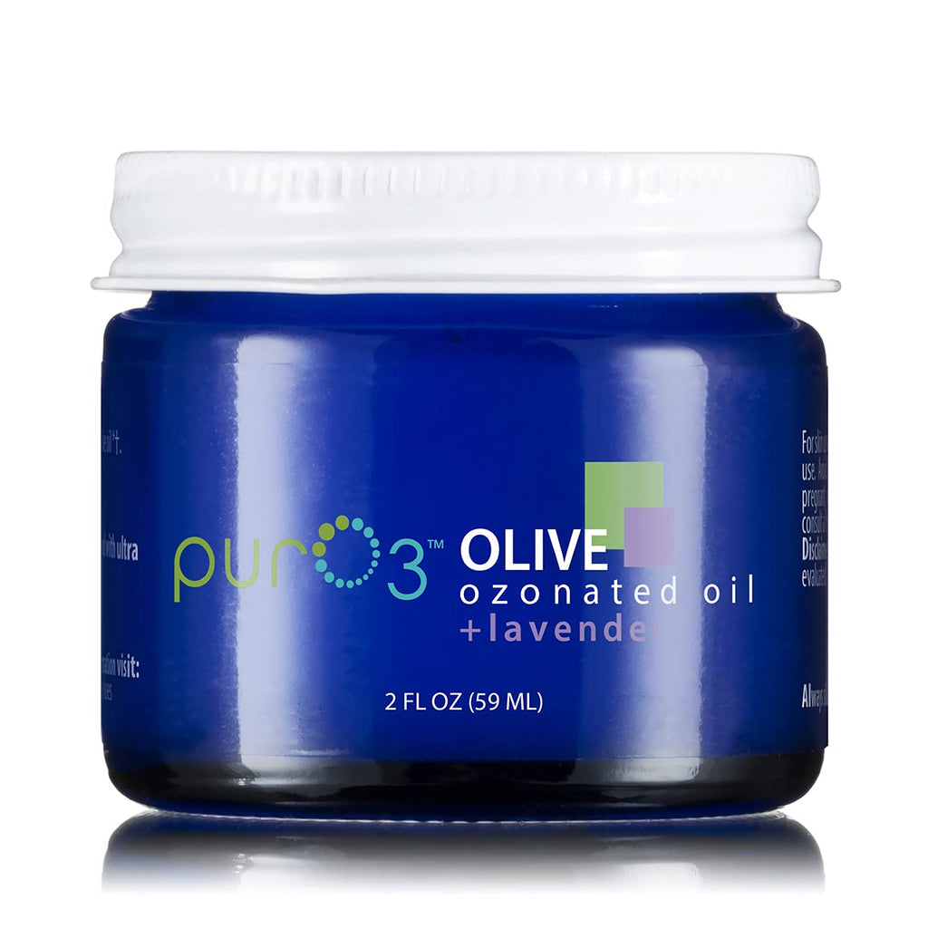 PurO3 Fully Ozonated Olive Oil with Lavender - 2 oz