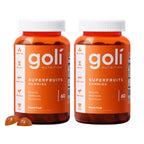Goli Nutritional Supplement, SuperFruits Beauty Gummy Vitamin - 120 Count - Collagen-Promoting Ingredients - Mixed Fruit, Vegan, Plant-Based, Non-GMO, Gluten & Gelatin Free