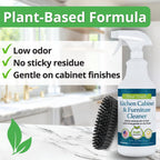 Kitchen Cabinet Cleaner - Plant Based Cleaner Solution, Safe on Paint and Wood, Safe for Daily Use, No Residue, Eco-Friendly, Approved by Cabinet Finish Specialists - 32oz by Final Touch
