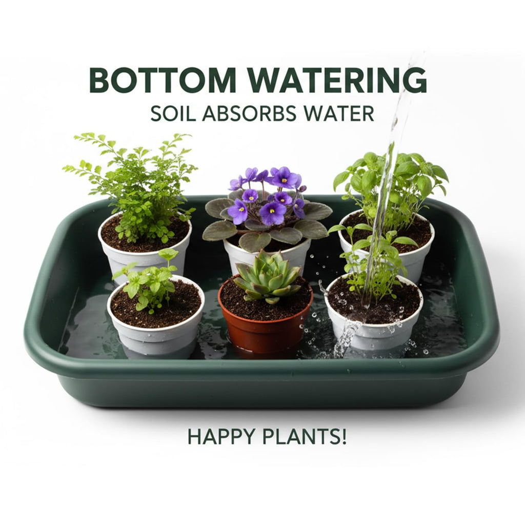 2-Pack Plant Potting Tray– MultiFunctional Large Heavy-Duty GardenTidy Tray
