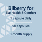 Life Extension Standardized European Bilberry Extract, 100 mg, MirtoSelect® Vaccinium myrtillus, Eye Health, Circulation, Lubrication, Gluten-Free, Non-GMO, Vegetarian, 90 Capsules