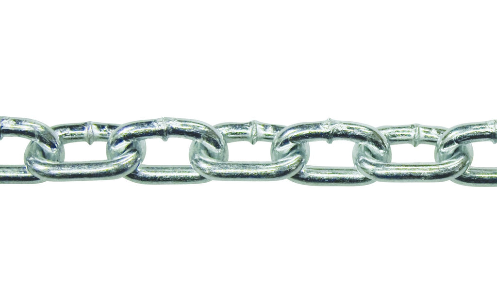 KingChain 1/4 x 15 ft. Zinc-Plated Straight Link Coil Chain 520 lb. Safe Working Load, General Purpose Chain, 519171