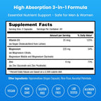 NutraChamps Magnesium Zinc & Vitamin D3 Supplement - Most Bioavailable Forms; Magnesium Glycinate, Malate, Citrate - Bone, Muscle & Heart Health, Immune Support - 120 Vegan Capsules